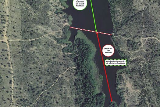 Modifications réglementaires au lac des Escarcets