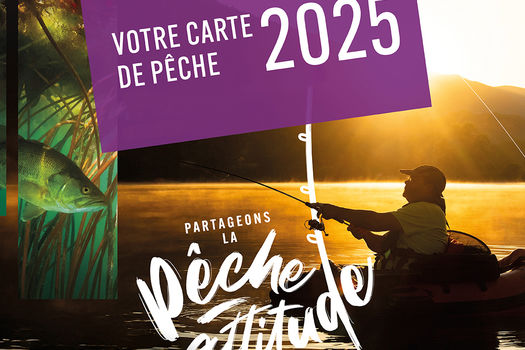 La carte de pêche 2025 est disponible ! 