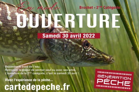 SAMEDI 30 AVRIL : OUVERTURE CARNASSIERS !