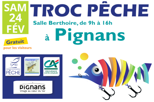 TROC PÊCHE 2024 : QUOI DE NEUF?