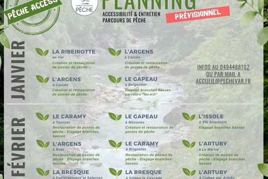ACCESS PÊCHE : VASTE CAMPAGNE D'ENTRETIEN DES PARCOURS PÊCHE