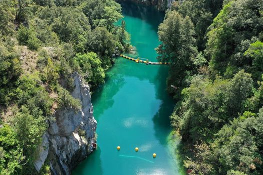 Gorges de Baudinard : nouvelles lignes de bouées