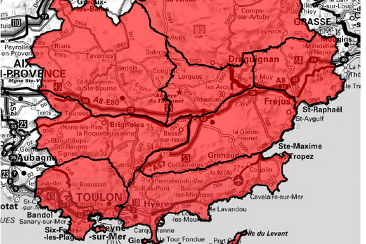 ACCES AUX MASSIFS FORESTIERS VAROIS INTERDIT 